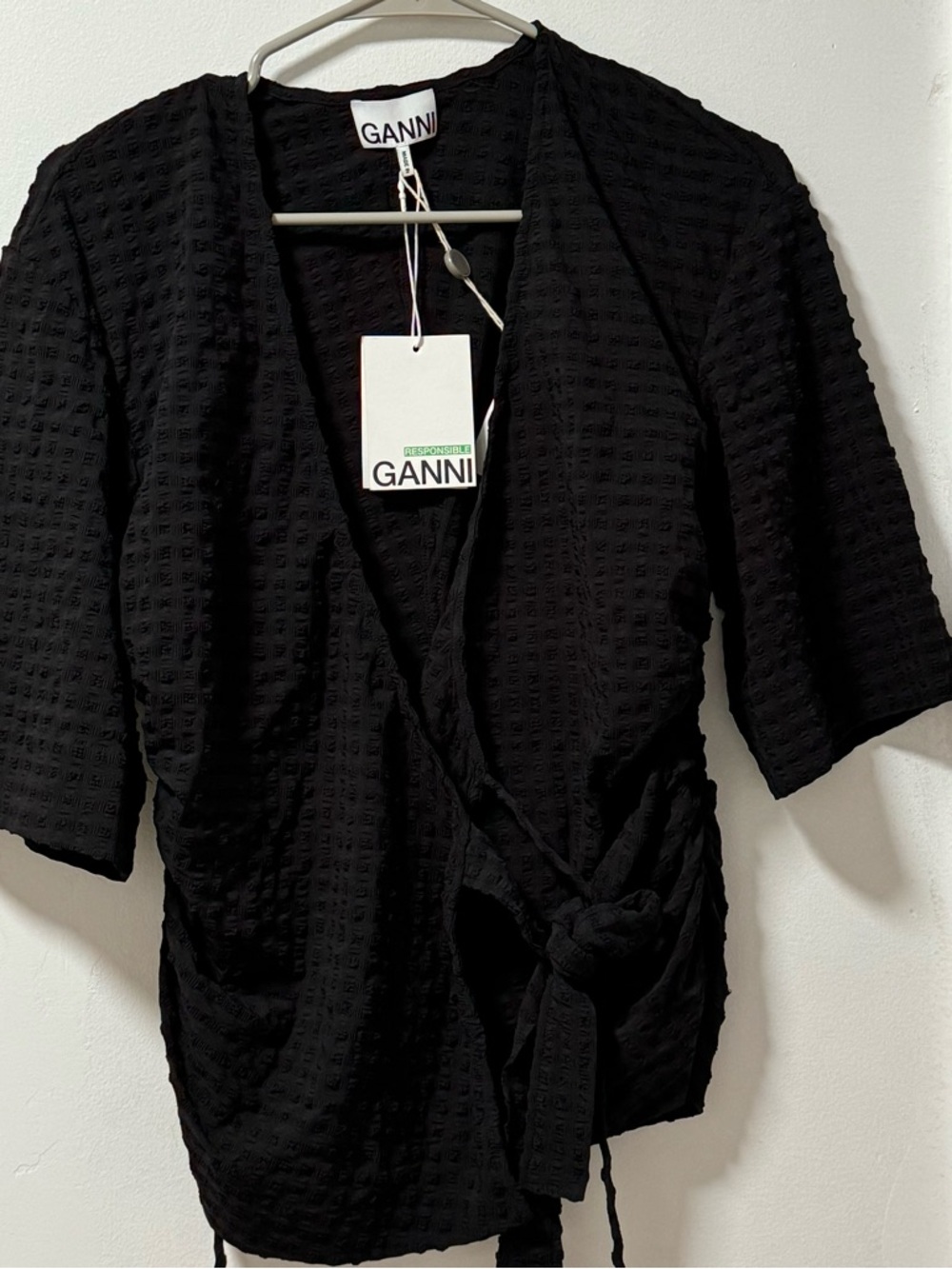 Ganni Black Top sz 36